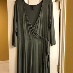 V-Neck Wrap Dress